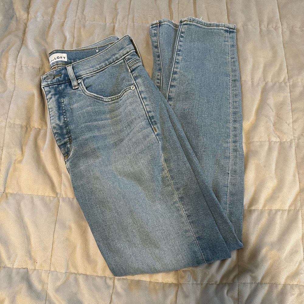 Loft High Waist Skinny jeans.